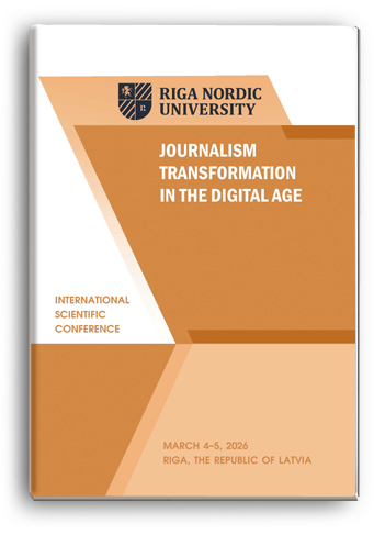 Cover for JOURNALISM TRANSFORMATION IN THE DIGITAL AGE