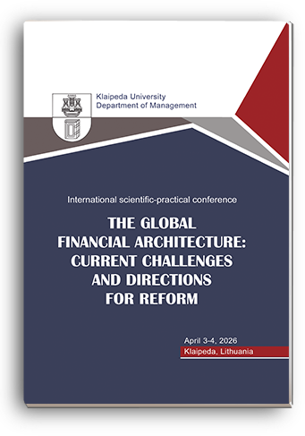Cover for THE GLOBAL FINANCIAL ARCHITECTURE: CURRENT CHALLENGES AND DIRECTIONS FOR REFORM: International Scientific Conference