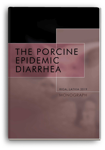 Cover for THE PORCINE EPIDEMIC DIARRHEA: сollective monograph