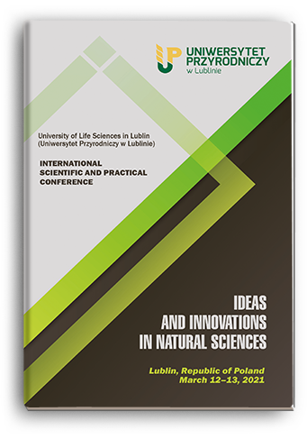 Cover for IDEAS AND INNOVATIONS IN NATURAL SCIENCES