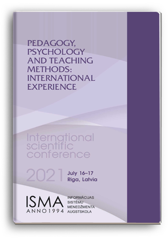 Cover for PEDAGOGY, PSYCHOLOGY AND TEACHING METHODS: INTERNATIONAL EXPERIENCE
