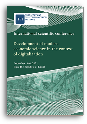 Cover for DEVELOPMENT OF MODERN ECONOMIC SCIENCE IN THE CONTEXT OF DIGITALIZATION