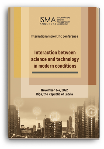 Cover for INTERACTION BETWEEN SCIENCE AND TECHNOLOGY IN MODERN CONDITIONS