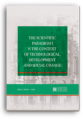 Cover for THE SCIENTIFIC PARADIGM IN THE CONTEXT OF TECHNOLOGICAL DEVELOPMENT AND SOCIAL CHANGE: Scientific monograph. Part 2