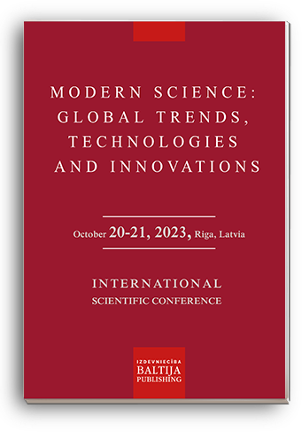 Cover for MODERN SCIENCE: GLOBAL TRENDS, TECHNOLOGIES AND INNOVATIONS: International Scientific Conference
