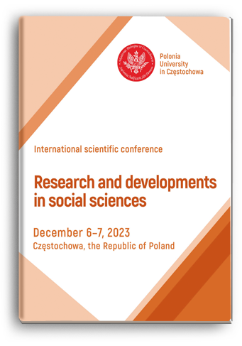 Cover for RESEARCH AND DEVELOPMENTS IN SOCIAL SCIENCES