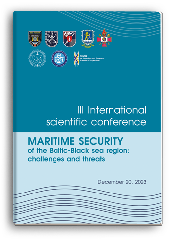 Cover for MARITIME SECURITY OF THE BALTIC-BLACK SEA REGION: CHALLENGES AND THREATS