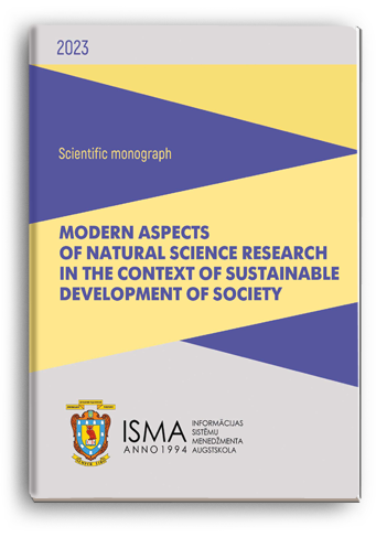 Cover for MODERN ASPECTS OF NATURAL SCIENCE RESEARCH IN THE CONTEXT OF SUSTAINABLE DEVELOPMENT OF SOCIETY