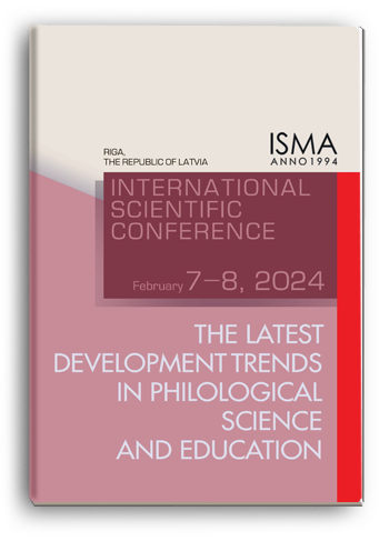 Cover for THE LATEST DEVELOPMENT TRENDS IN PHILOLOGICAL SCIENCE AND EDUCATION