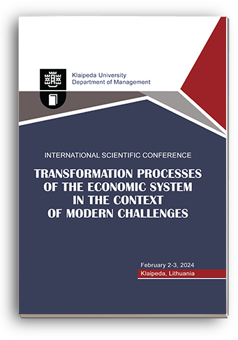 Cover for TRANSFORMATION PROCESSES OF THE ECONOMIC SYSTEM IN THE CONTEXT OF MODERN CHALLENGES: International Scientific Conference