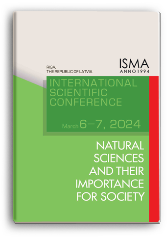 Cover for NATURAL SCIENCES AND THEIR IMPORTANCE FOR SOCIETY