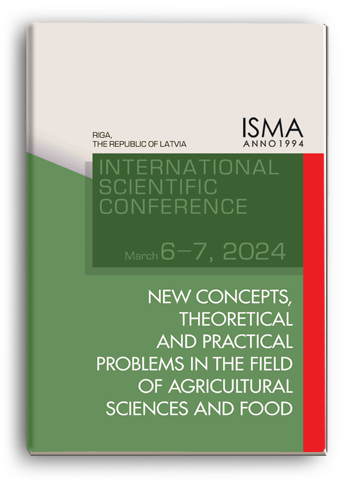 Cover for NEW CONCEPTS, THEORETICAL AND PRACTICAL PROBLEMS IN THE FIELD OF AGRICULTURAL SCIENCES AND FOOD