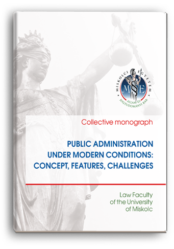 Cover for PUBLIC ADMINISTRATION UNDER MODERN CONDITIONS: CONCEPT, FEATURES, CHALLENGES