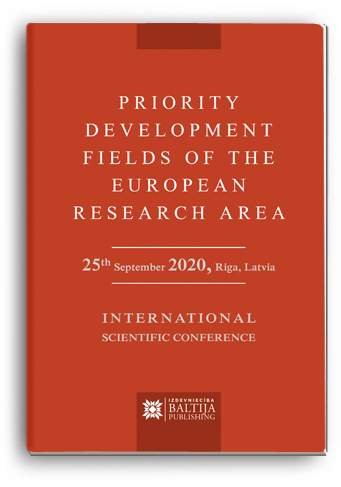 Cover for PRIORITY DEVELOPMENT FIELDS OF THE EUROPEAN RESEARCH AREA: International Scientific Conference
