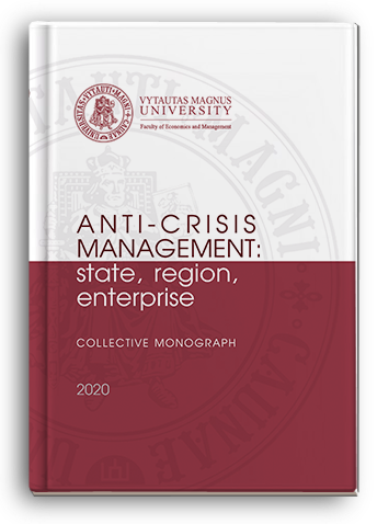 Cover for ANTI-CRISIS MANAGEMENT: STATE, REGION, ENTERPRISE: Collective monograph